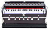 Musical Instrument Harmonium - Double Fold Bellow, 39 Keys, Two Reeds (Bass+ Male) | Two Side Carry Handles, Jaali Frame On Keys