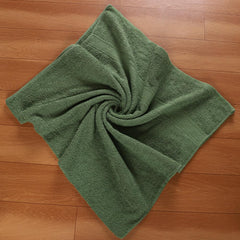 Fezora 100% Cotton Bath Towel 450 Gsm | Ultra Soft, Quick Dry, High Absorbency, Skin-Friendly Large Size Bath Towel (Green)