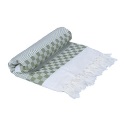 100% Bamboo Bath Towles 350 Gsm (Green)