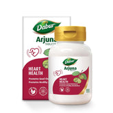 Dabur Arjuna Tablets Promotes Heart Health, Manages Cholesterol Level, Promotes Healthy Metabolism | 60 Tablets 100gm 0.2lbs