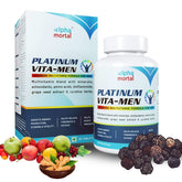 Alpha Mortal Platinum Daily Multivitamin Tablets | Enhances Stamina, Energy, Joint Health, Recovery & Endurance | 30 Tablets , 50gm 0.1lbs