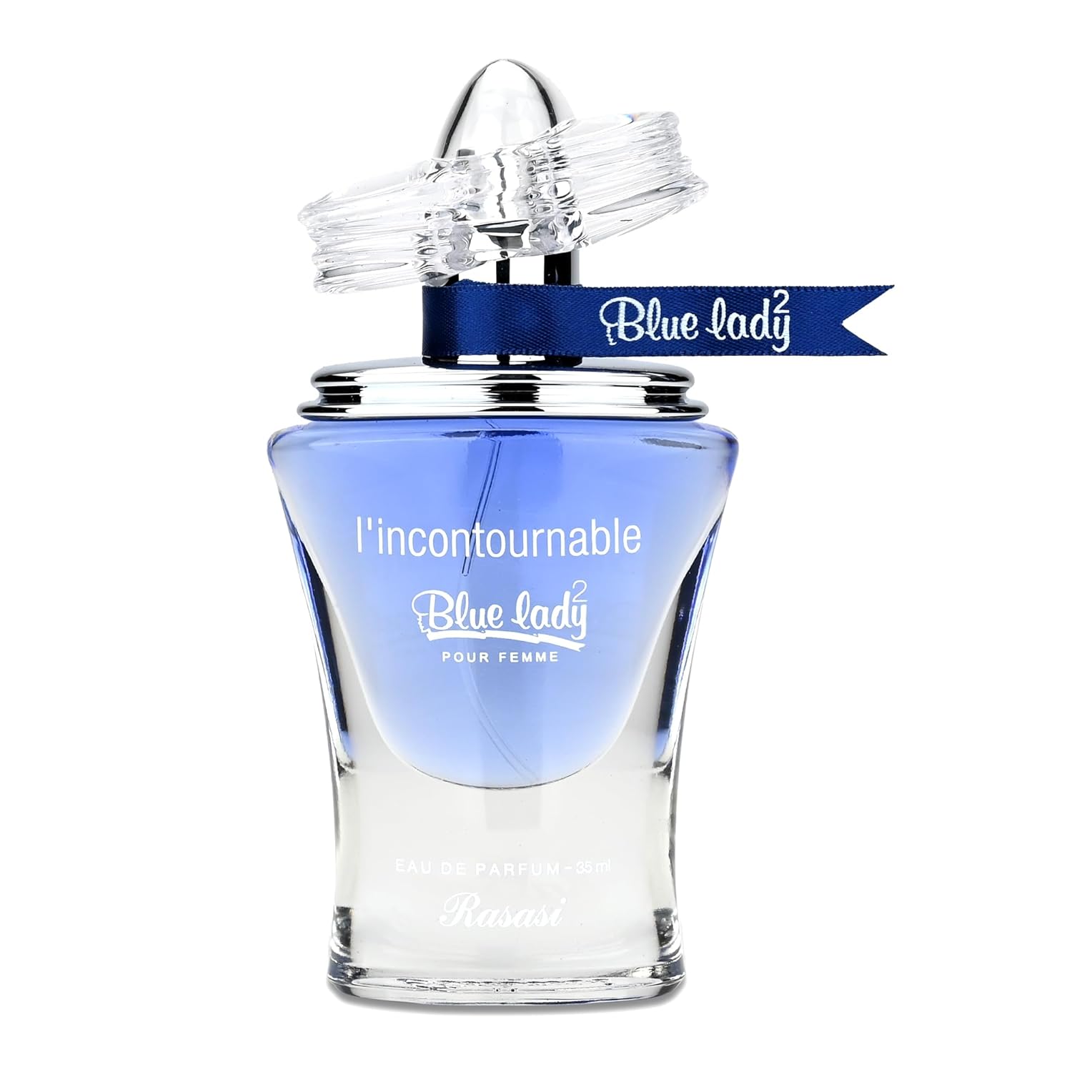 Rasasi Blue-Lady2 L'incontournable Eau De Parfum 35ml 1.17 Fl.oz. Women Luxury Fragrance | Long Lasting | Party Wear Rasasi Blue-Lady2 L'incontournable Eau De Parfum 35ml 1.17 Fl.oz. Women Luxury Fragrance | Long Lasting | Party Wear