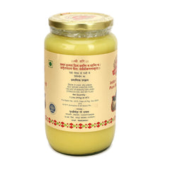 Pure Shudh Indian Desi Cow Bilona Ghee By Gavyratan | Made Using Traditional Bilona Method Pure Desi Ghee Good For Overall Health | 4 Litre (500ml * 8) 135.2 Ounce | Jar Pack