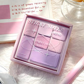 Sticky Notes Set - 210 Sheets | Unique Design With Paper For Organized Note | Purple