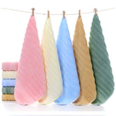 Mush 100% Bamboo Face Towel 500 Gsm | Ultra Soft, Absorbent, & Quick Dry Towels For Facewash, Gym, Travel | Suitable For Sensitive/Acne Prone Skin | Assorted Pack Of 5