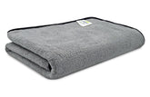Softspun Microfiber Bath Towel 221 Gsm | Ultra Absorbent Super Soft & Comfortable Quick Drying For Men & Women Daily Use Extra Large Size Towel (Light Grey)