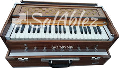 Musical Instrument Harmonium With Free Padded/Foam Bag - 42 Keys, 9 Stopper, 7 Bellow Folding, (Portable) Harmonium With Coupler, Two Quality Reeds (Base- Male), 3.5 Octave