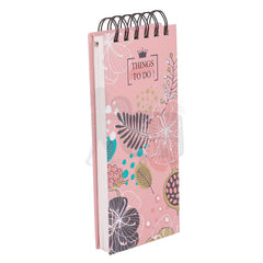 To Do List Notepad Diary, Pages - 129, Daily Planner Diary, For Boys & Girls (Pink) Pack Of 1