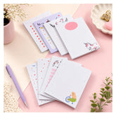 Memo Notepads, Daily Writing Pads Trendy & Stylish Doodling Pads, Easy Tear Off Pads, Set Of 8