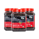 Goodricke Roasted Darjeeling Tea Pack Of 3 X 250gm Jar, 8.8 Ounce Each - Flavoury Golden Orange Pekoe | Premium Black Loose Leaves Tea With Rich Taste & Flavor - Low Caffeine