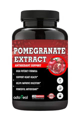 Adorreal Pomegranate Fruit Extract, Rich In Antioxidants For Healthy Body, Helps To Fight Against Harmful Free Radicals | 120 Capsules 150gm 0.3lbs