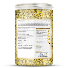 Online Quality Store Chamomile Flower Tea - 100gm, 3.5 Ounce | Reduce Anxiety, Sleep Tea & Stress Relief - Organic Pure Dried Flower | Caffeine Free