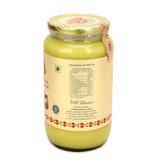 Pure Shudh Indian Desi Cow Bilona Ghee By Gavyratan | Made Using Traditional Bilona Method Pure Desi Ghee Good For Overall Health | 4 Litre (500ml * 8) 135.2 Ounce | Jar Pack