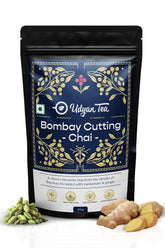 Udyan Tea Bombay Cutting Chai - 250gm, 8.8 Ounce | Strong Masala Tea With Ginger & Cardamom - Authentic & Refreshing Elaichi Adrak Chai | High Caffeine Tea Leaf