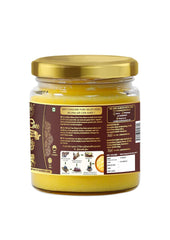 100% Natural A2 Ayurvedic Gir Cow Desi Ghee By Puro Miles | Natural & Healthy Gir Cow Cultured Desi Ghee Perfect For Use Puja | (200ml) 6.7 Ounce | Jar Pack