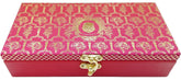Designer Wodden Fancy Shagun Gift Boxes For Wedding, Shagun Cash Box Or Money Box With Mgi Printing For Wedding, Engagement, Holi, Diwali, Baby Showers, Colour - Pink
