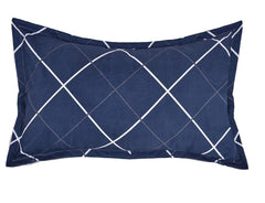 Polycotton Elastic Fitted Bedsheet For Single Bed With 1 Pillow Cover - 36 X 78 Inches, Blue | Super Soft Brushed Durable Fabric