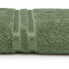 Welspun 100% Cotton Quick Dry Bath Towel 400 Gsm | High Absorbency Super Soft, Fast Drying Bath Towels (Green)