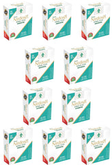Icey Mint Flavored Herbal Filter Dhoompan Sticks - Pack Of 10X 20 Pcs Herbal Cigarette | Bidi Sticks Rolled In Tendu Leaves, Non-Addictive Sticks - Tobacco Free & Nicotine Free