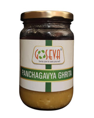 100% Natural Panchgavya Ghrita Cow Ghee By Goseva | High In Protein Fiber Healthy Desi Ghee Good For Heart Health | 500ml (250ml * 2) 16.9 Ounce | Jar Pack