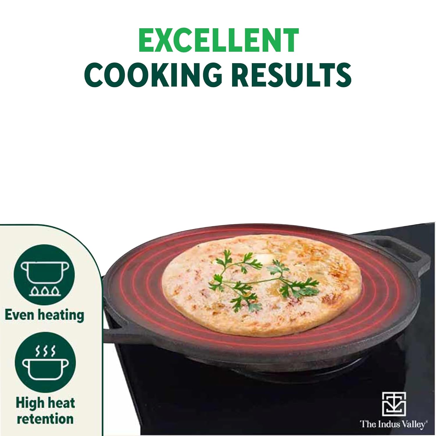 Pre-Seasoned Black Cast Iron Cookware Set + Free Iron Tadka Pan - Kadai 25.4cm, 2.3 Liters + Tawa 30.5cm | Kitchen Cooking Combo Pots & Pans Set Of 3 Pcs - Naturally Nonstick Pre-Seasoned Black Cast Iron Cookware Set + Free Iron Tadka Pan - Kadai 25.4cm, 2.3 Liters + Tawa 30.5cm | Kitchen Cooking Combo Pots & Pans Set Of 3 Pcs - Naturally Nonstick