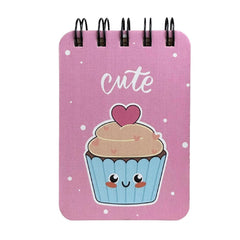 Spiral Pocket Notebook, Cute Mini Notepad, Handy Notebook For School (Cute) Pack Of 1
