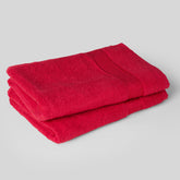 Kopa By Bianca 100% Cotton Soft Terry Towel Bath Towel L D`Ross 900 Gsm | Super Absorbent, Lightweight, Odour Free Bath Towel (Red) - 2 Pcs