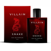 Villain Snake Eau De Parfum 100ml 3.4 Fl.oz. Strong, Smoky, Sexy & Masculine Fragrance | Best Gift For Men
