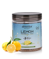 Amrita Naturals Lemon Herbal Tea - 250gm, 8.8 Ounce | Controls Weight Naturally, Boosts Immune System - Caffeine Free, Rich In Antioxidants