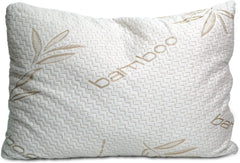Premium Memory Foam Pillow For Sleeping - Rayon Derived From Bamboo Pillow | Standard Size - 26x20 Inch, For Neck Support, Side & Back Sleepers - Adjustable Pillow, Best Cervical Pillow