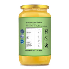 100% Natural A2 Kankrej Cow Ghee By Sujla | Nutrient Rich Taste & Aroma Desi Pure Ghee Perfect For Bones Health | (100ml) 3.3 Ounce | Jar Pack