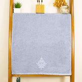 Rangoli 100% Bamboo Bath Towels 500 Gsm | Large Size Ultra Soft, Quick-Absorbent & Eco-Friendly Bath Towels - Grey