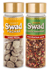 Panjon Swad Hing Peda & Navaratan Mix Pachak Mouth Fresheners 260gm, (130gm *2 Bottles)