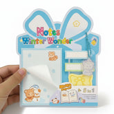 Christmas Sticky Notes - 30 Small Sticky, 30 Medium Sticky | Stationery Gift For Student - Blue