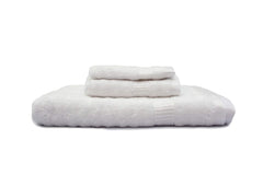 Mush Bamboo Luxurious Bath + Hand & Face Towel 900 Gsm | Ultra Soft, Absorbent & Antimicrobial Towel (White) -3 Piece