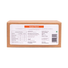 McLeod Russel 1869 Assam Classic Black Tea - 100gm, 3.5 Ounce, 50 Pyramid Tea Bags | Second Flush Black Tea - Loose Leaf Black Orthodox | Low Caffeine