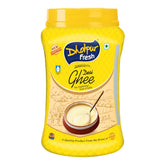 Pure Fresh Desi Ghee By Dholpur Fresh | Delicious & Nutritious Healthy Desi Cow Ghee For Relieves Constipation | (1 Litr) 33.8 Ounce | Jar Pack
