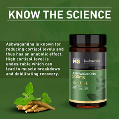 Muscleblaze Koshaveda Ashwagandha 500mg Ayurveda For Performance, Ayush Approved, High Strength Potent Formula, Boost Muscle Mass & Strength, Enhance Immunity | 30 Tablets 50gm 0.1lbs