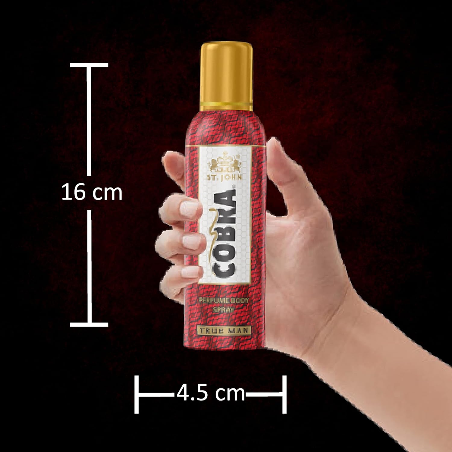 St. john Cobra Music & True Men Perfume Men Body Spray 200ml 6.7 Fl.oz. Pack Of 2 | Perfect Use For Dailywear & Partywear St. john Cobra Music & True Men Perfume Men Body Spray 200ml 6.7 Fl.oz. Pack Of 2 | Perfect Use For Dailywear & Partywear