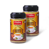 Foodia Gold Jaggery Ginger Tea 3 In 1 Readymix - Pack Of 2 X 400gm, 14.1 Ounce Each | Premium Tea Mix With Jaggery, Ginger & Assam Tea - Adrak Chai Mix, Ginger Chai | Low Caffeine