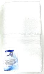 Bombay Dyeing Ultrx 100% Cotton Large Size Premium Bath Towel 650 Gsm - White