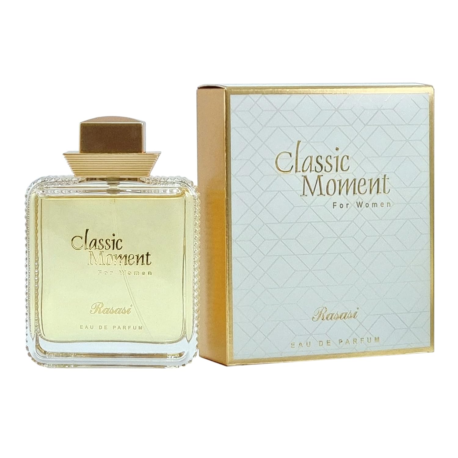 Rasasi Classic Moment For Women Eau De Parfum 100ml 3.4 Fl.oz. Long Lasting | Alcohol Free Rasasi Classic Moment For Women Eau De Parfum 100ml 3.4 Fl.oz. Long Lasting | Alcohol Free