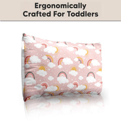 Premium Baby Pillow For Kids, Super Soft Cotton Kids Cushion - 12 X 18 Inches | For 5 Years Old Kids, Adorable Animal & Cartoon Prints | Bed Pillow, Washable, Easy To Care - Pillow 13