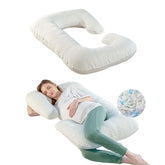 Pregnancy Pillow For Pregnant Women, C Shape Pillow For Sleeping, White Color | Maternity Pillow For Pregnancy Sleeping | Belly Support Pillow - Gift For Expectant Mother, Washable Cover