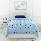 1 Single Bedsheet With 1 Pillow Cover - 54 X 84 Inches, Sky Blue | Comfort Meets Everyday Styles | Traditional Ideal For All-Season Use