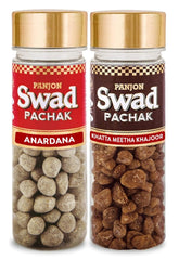 Panjon Swad Anardana & Khatta Meetha Khajoor Pachak Mukhwas 260gm, (130gm *2 Bottles)