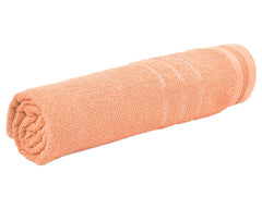 Kuber Industries Face Towel 200 Gsm | Super Soft Fluffy Absorbent Cotton Babies Bath & Face Towel - Pack Of 2 (Green & Peach)