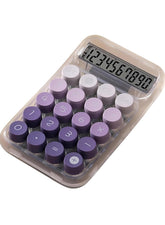 Mechanical Calculator With 12 Digit Large LCD Display Big Buttons Desktop Calculator For Office Work And Daily Use