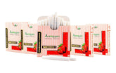 Aarogyam Herbals 100% Tobacco & Nicotine Free Cigarette For Relieve Stress & Mood Enhance Product For Smokers - 10 Sticks In Each Packet Strawberry Flavour Pack Of 10