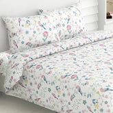 Bedsheet King Size 100% Pure Cotton Floral Sheet With 2 Pillow Covers | 108 X 108 Inches, Multicolor | Perfect For Gifting On Weddings, Housewarmings, Or Anniversaries